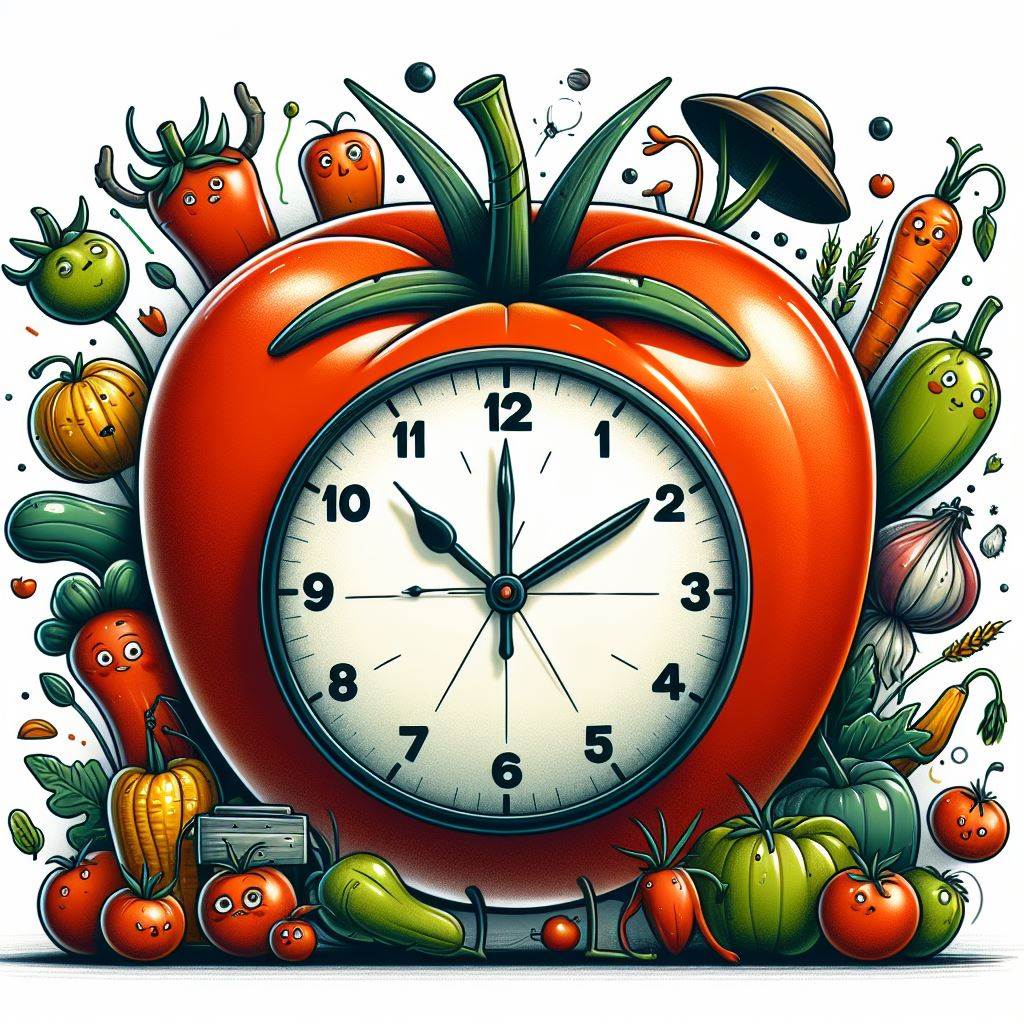 مدیریت زمان به روش گوجه فرنگی